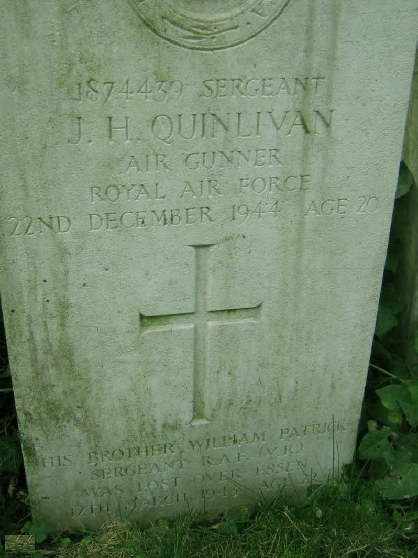 Sgt Quinlivan's Memorial Stone